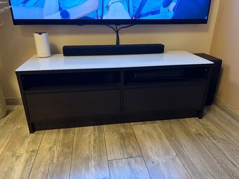 IKEA Malm 2ks + Tv stolek - 3