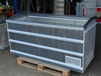 Prosklený pultový mrazák 170x75x89 cm - 3