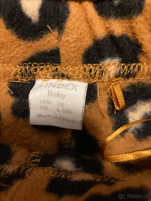 Lindex fleesová souprava + čepice NOVÁ, v. 74 - 3