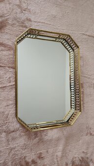 🪞 Dekorativní zrcadlový podnos – vintage styl - 3