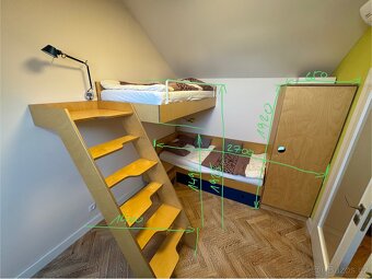 Patrová postel | palanda | překližka - 3