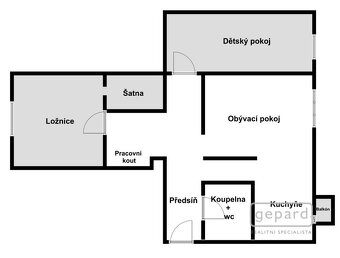 Prodej moderního bytu 3+1 - 70,3 m² - 3