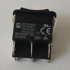 Vypínač - spínač KEDU HY 12-9-3 20A - 3