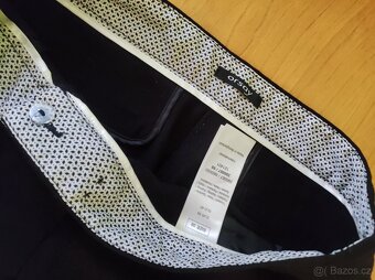 Společenské kalhoty, černé, vel. 38 - 3