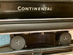 Starý vintage psací stroj Continental starožitnost dekorace - 3
