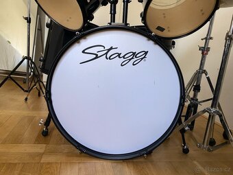 Skvělá Lesklá Černá Bicí Souprava - Stagg+Sonor+Giblartar - 3