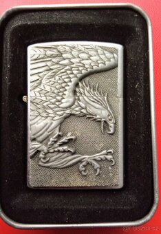 ZIPPO + zapalovač STAR + kožené pouzdro - 3