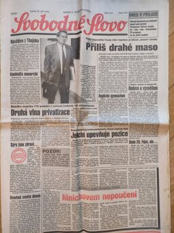 Staré noviny Svobodné Slovo - 3