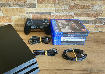 PS4 PRO 1TB + 6 her - TOP STAV - 3
