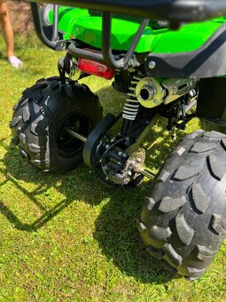 Dětská čtyřkolka 125cc Hummer RS Deluxe zelená poloautomat - 3