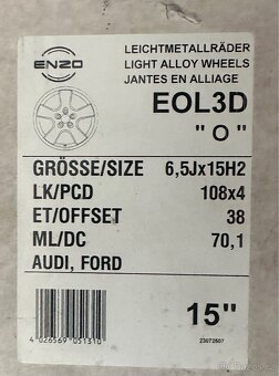 Alu disky 4x108 - 3