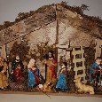 Dekorace vánoční – betlém, 17 cm, nový - 3