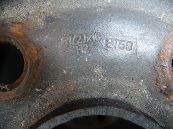 PLECHOVÉ DISKY 16 5x112 ET 50 ŠKODA,VW,AUDI,SEAT - 3