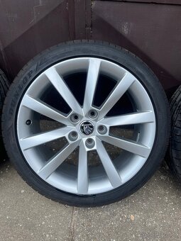 Prodám originální alu kola Škoda 18” + letní pneu Dunlop - 3