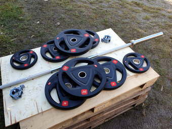 BENCH činka 120kg olympijská, nová - 3