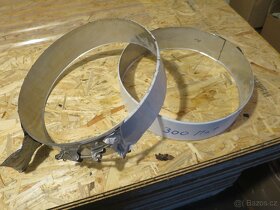 Nerezový komín komínová spona spony nerez - více kusů levně - 3