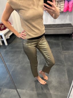 Armani zlaté kalhoty - 3
