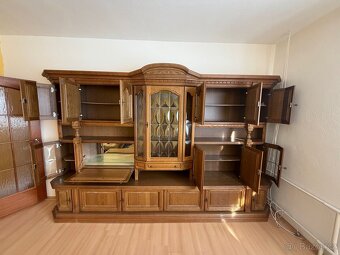 Rustikální dubová obývací stěna - 3