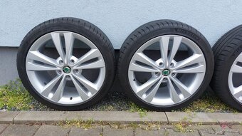 Alu kola 5x112 r18 Neptune originál Škoda Octavia II - 3