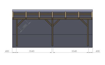 Přístřešek, pergola - 3