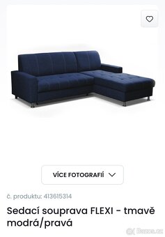 Rozkládací gauč s úložným prostorem - 3