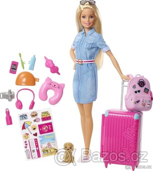 Barbie s kufrem na cestách - hrací set - 3