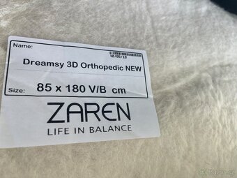 ZAREN Dreamsy 3D Orthopedic NEW 85x180 - 2kusy - 3