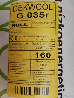 Izolační vata 035. 14-20cm. - 3