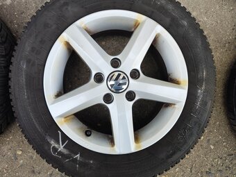 15"zimní alu sada Aspen 5x112 origo Golf 7 Touran Caddy - 3