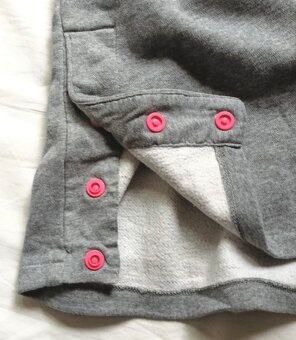 DÍVČÍ MIKINOVÉ ŠATY-156-166 cm, 12-14 let /XS/ - 3