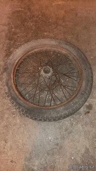 Prodám kolo na předválečný motocykl ogar standard nebo elán - 3