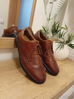 Josef Seibel pánské polobotky vel. 45/46 kožené - 3