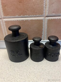 Váha se závažím - 3