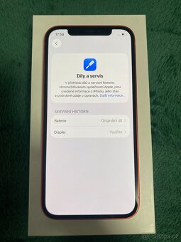 iPhone 12 128GB Červený Baterie 93% - 3