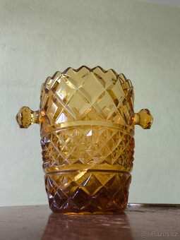 Váza jantarová / medová - 3