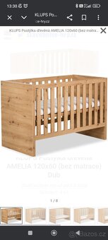 Dětská postýlka dub - 3