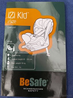 Autosedačka BeSafe od 6 měsíců - 3