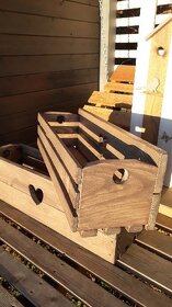 Truhlík ze dřeva (50,55,65cm)) - 3