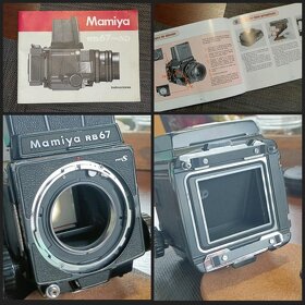 Mamiya RB67 s magazinem a Mamiya - SEKOR C 3.8/90 mm - 3