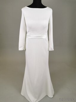 Luxusní nenošené svatební šaty, MARIGOLD, XS/S- 34/36 EU - 3