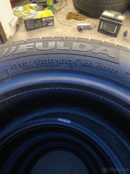 215/60 R16C 103/101T Fulda 2x8mm 2x7mm dot0822 Letní - 3