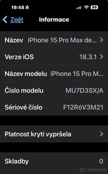 Apple iPhone 15 Pro Max, 512GB bílý titan + krýt - 3