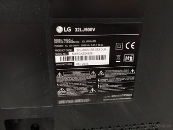 TV LG 32LJ500V na náhradní díly - 3