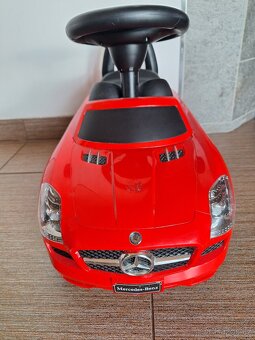 Odrážedlo auto Mercedes červený - 3