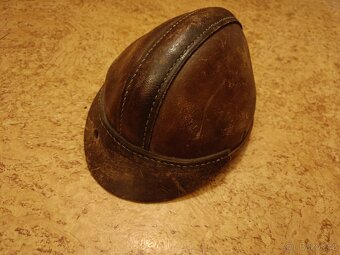 stara kozena hornicka prilba - v super stavu - 3