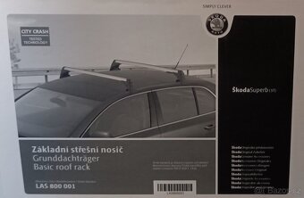 Originální střešní nosiče pro Škoda Superb - 3