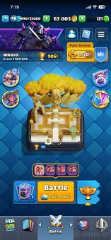 účet Clash of Clans TH17 lvl 182 + Clash Royale 9100 trofejí - 3