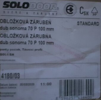 Obložková zárubeň Solodoor 70 P - 3