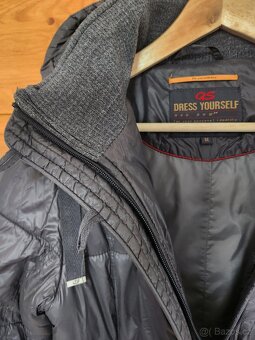 Dámský Prošívaný zimní Kabát s kapucí vel. M / 38-40 - 3