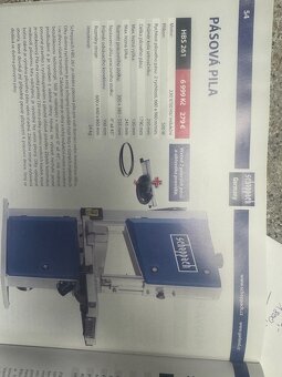 Pásová pila Scheppach BASA 1 - 3